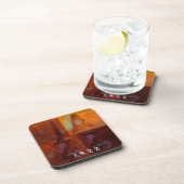 ジャズ("正方形"のデザイン) コースター (右側)