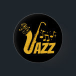 ジャズ 缶バッジ<br><div class="desc">ジャズ音楽</div>