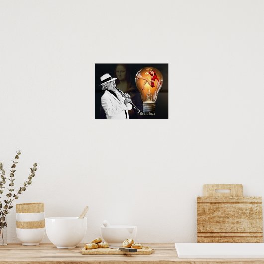 ジャズ – - – 脳ジャズ ポスター (キッチン)