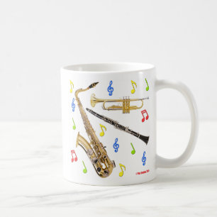 ジャズJAMMINのジャズJAMMIN コーヒーマグカップ
