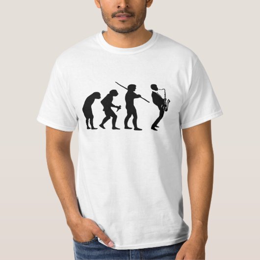 ジャズTシャツの進化 Tシャツ (正面)