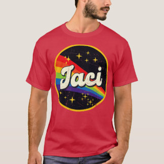 ジャチレインボーイン宇宙ヴィンテージGrungeStyle Tシャツ