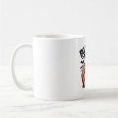 ジャッおっちょこちょいのク・オ・ランタンパンプキン顔アート コーヒーマグカップ (左)