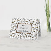 ジャッおもしろいクラッセルテリアマンガ誕生日 カード (正面)