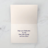 ジャッおもしろいク・オランタンハロウィーン カード (内部)