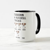 ジャッおもしろいク・ラッセル・テリア犬 マグカップ (正面右)