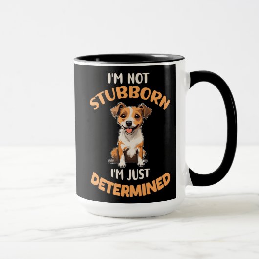 ジャッおもしろいク・ラッセル・テリア犬 マグカップ (右)