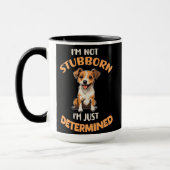 ジャッおもしろいク・ラッセル・テリア犬 マグカップ (左)