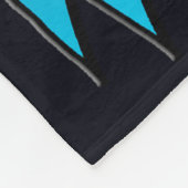 ジャッカラフルク・オ白熱［赤熱］光を放つランタン フリースブランケット (角)