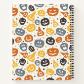 ジャッカラフルク – O' – ランタン顔パターン ノートブック (裏面)