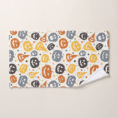 ジャッカラフルク – O' – ランタン顔パターン バスタオルセット (ハンドタオル)