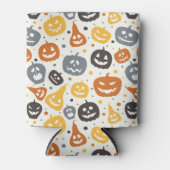 ジャッカラフルク – O' – ランタン顔パターン 缶クーラー (正面)