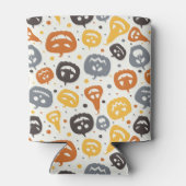 ジャッカラフルク – O' – ランタン顔パターン 缶クーラー (裏面)