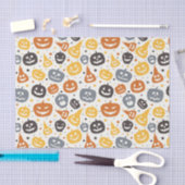 ジャッカラフルク – O' – ランタン顔パターン 薄葉紙 (クラフト)