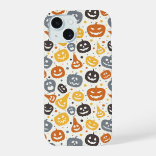 ジャッカラフルク – O' – ランタン顔パターン iPhone 15ケース