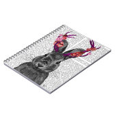 ジャッカロペとピンク〔雄ジカの〕枝角 ノートブック (左側)