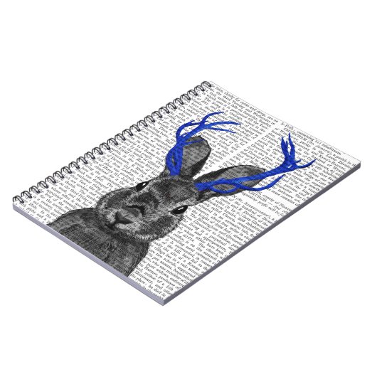 ジャッカロペとブルー〔雄ジカの〕枝角 ノートブック (左側)