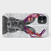 ジャッカロープ(ピンク色の〔雄ジカの〕枝角) Case-Mate iPhoneケース (裏面(横))