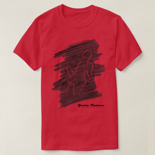 ジャッキーツリーホーンスケッチ Tシャツ (デザイン正面)