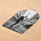 ジャッキーモダンフォト結婚ズ アクリル招待状 (レイダウン)