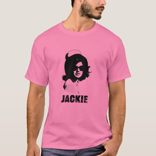 ジャッキー・ケネディ革命グラフィックベーシック Tシャツ (正面)