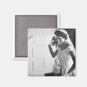 ジャッキー・ケネディ， 1953 マグネット (正面/裏面)