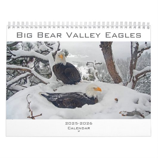 ジャッキー&シャドウ – Big Bear Eagle Calendar カレンダー (カバー)