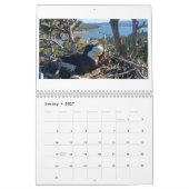 ジャッキー&シャドウ – Big Bear Eagle Calendar カレンダー (1月 2027)