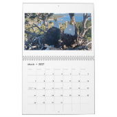 ジャッキー&シャドウ – Big Bear Eagle Calendar カレンダー (3月 2027)