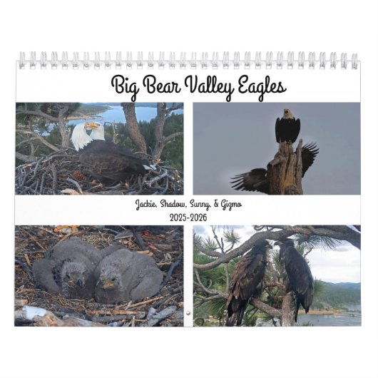 ジャッキー&シャドウ – Big Bear Eagle Calendar カレンダー (カバー)
