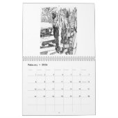 ジャッキー・マシューズの馬カレンダー カレンダー (2月 2026)