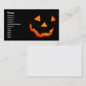 ジャッキo'のランタンの名刺 名刺 (正面/裏面)