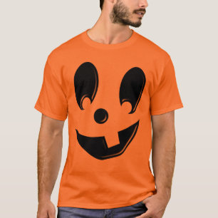 ジャッキOランタン間抜け顔(歯オレンジTシャツ付) Tシャツ