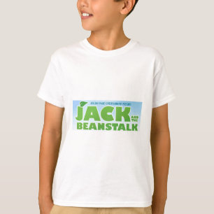 ジャックおよび豆の茎のロゴ Tシャツ