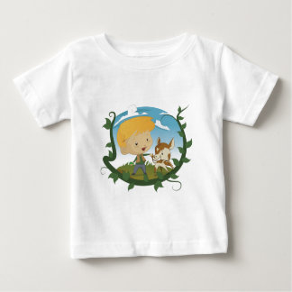 ジャックおよび豆の茎 ベビーTシャツ