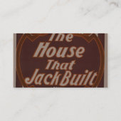 ジャックが造った家、「Broadhurst」のレトロのTh 名刺 (裏面)