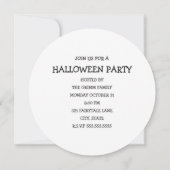 ジャックでトリックまたはトリート 招待状 (裏面)