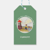 ジャックとジルのお母さんガチョウの誕生日パーティーのアイテム ギフトタグ (正面)