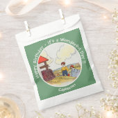 ジャックとジルのお母さんガチョウの誕生日パーティーのアイテム フェイバーバッグ (クリップ留めされた状態)