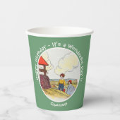 ジャックとジルのお母さんガチョウの誕生日パーティーのアイテム 紙コップ (正面)