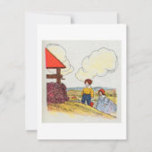 ジャックとジルは丘を登った 招待状 (正面)