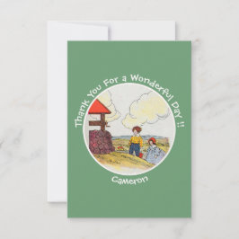 ジャックとジル マザーグース 誕生日パーティーグッズ サンキューカード