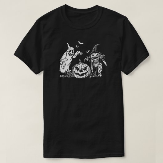 ジャックと友人ハロウィーン Tシャツ (デザイン正面)