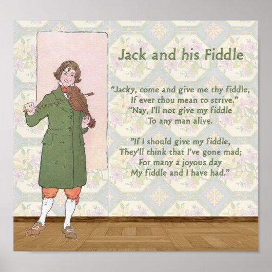 ジャックと彼のバイオリン ポスター (正面)