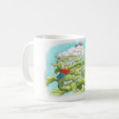 ジャックと豆のつるが固まる コーヒーマグカップ (正面左)