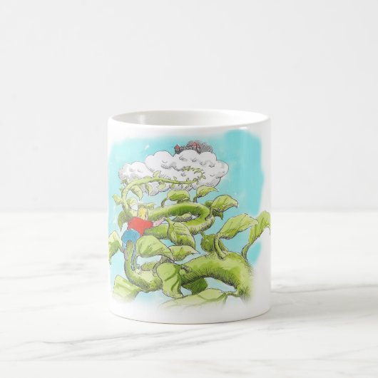 ジャックと豆のつるが固まる コーヒーマグカップ (中央)