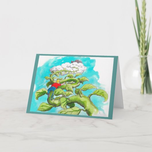 ジャックと豆のつる誕生日カード カード (正面)