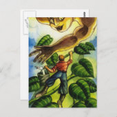 ジャックと豆のつる ポストカード (正面/裏面)