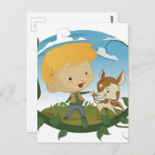 ジャックと豆のつる ポストカード (正面/裏面)