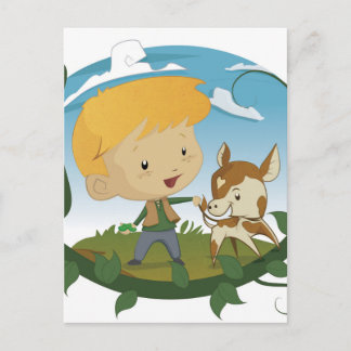 ジャックと豆のつる ポストカード